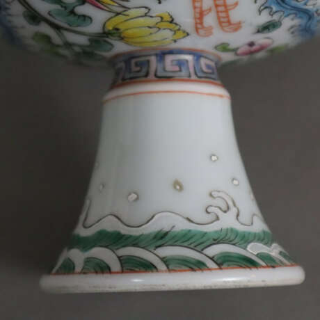 Fußschale - China, ausgehende Qing-Dynastie, Porzellan, mode… - фото 6