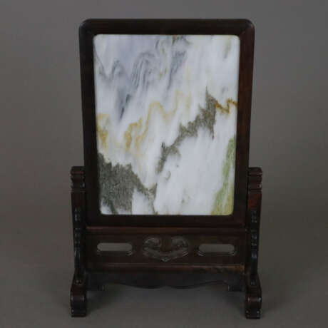 Kleiner Stellschirm mit steinerner Platte - China, lackierte… - фото 1