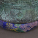 Tempelglocke - China, helle Bronze mit grüner Patina, Wandun… - Foto 5