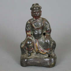 Figurine des Kriegsgottes Guandi - China, Qing-Dynastie, 18.…