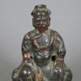 Figurine des Kriegsgottes Guandi - China, Qing-Dynastie, 18.… - фото 2