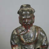 Figurine des Kriegsgottes Guandi - China, Qing-Dynastie, 18.… - фото 3