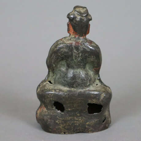 Figurine des Kriegsgottes Guandi - China, Qing-Dynastie, 18.… - photo 6