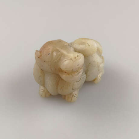 Jadefigur "Bixie" - China, wohl Qing-Dynastie, eventuell frü… - фото 2