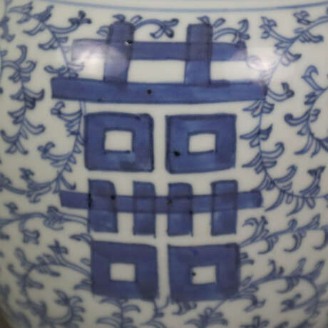 Blau-weißer Deckeltopf - China, ausgehende Qing-Dynastie, sp… - photo 5