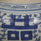 Blau-weißer Deckeltopf - China, ausgehende Qing-Dynastie, sp… - photo 6