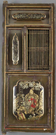 Türflügel eines Kabinett-Lackschränkchens - China, späte Qin… - Foto 1