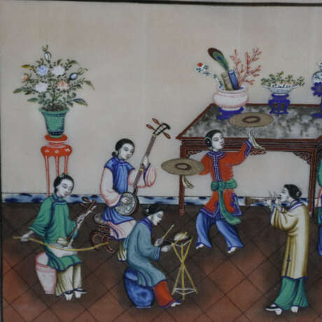 Zwei chinesische Malereien auf Reispapier - China, 1.Hälfte … - photo 5
