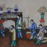 Zwei chinesische Malereien auf Reispapier - China, 1.Hälfte … - Foto 6