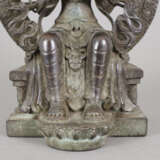 Figur des Maitreya - sinotibetisch, 20.Jh., Bronzelegierung,… - Foto 9