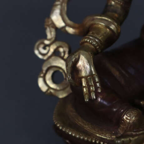 Tara Tashi Dönché - Nepal/Tibet, Kupferlegierung vergoldet, … - фото 6