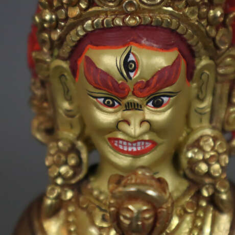 Tara Jikché Chenmo- Nepal/Tibet, Kupferlegierung vergoldet, … - Foto 4