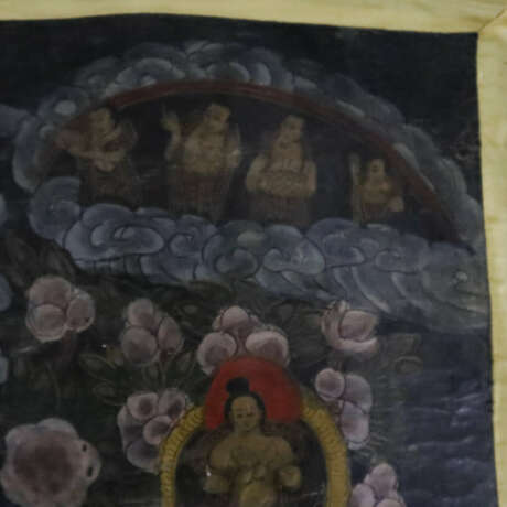 Mandala-Thangka - Tibet, 19.Jh., Malerei in Gouachefarben au… - фото 4