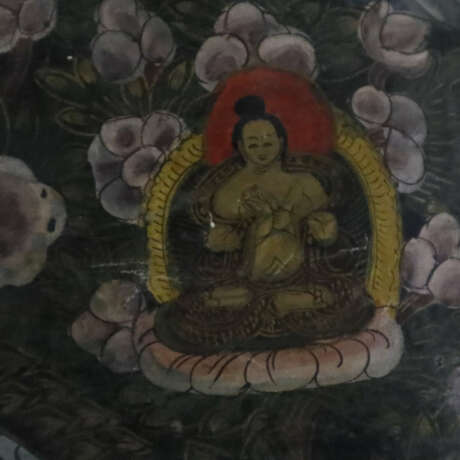 Mandala-Thangka - Tibet, 19.Jh., Malerei in Gouachefarben au… - Foto 11
