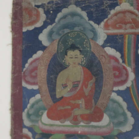 Thangka des Buddha Amitayus - Tibet, 20. Jh., Gouache und Go… - фото 5