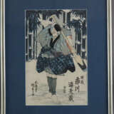 Utagawa Kunisada (=Toyokuni III., 1786-1865) - Kabuki-Darste… - Foto 2