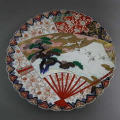 Große Imari-Platte - Japan, Meiji-/ Taishō-Zeit, Porzellan, …