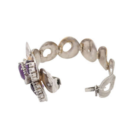 Armband mit 3 Amethysten - photo 3