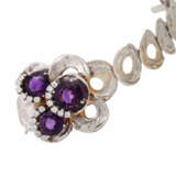 Armband mit 3 Amethysten - photo 4