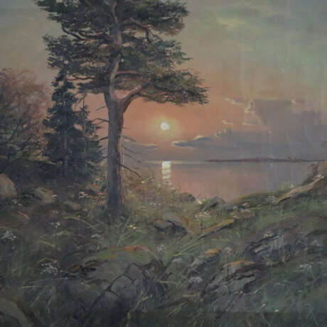 Berthils, Birger (1891-1967) - Küstenlandschaft bei Sonnenun… - photo 4