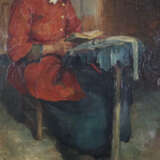 Bossche, Hubert van den (1874-1957) - Lesende Klöpplerin, Öl… - Foto 9