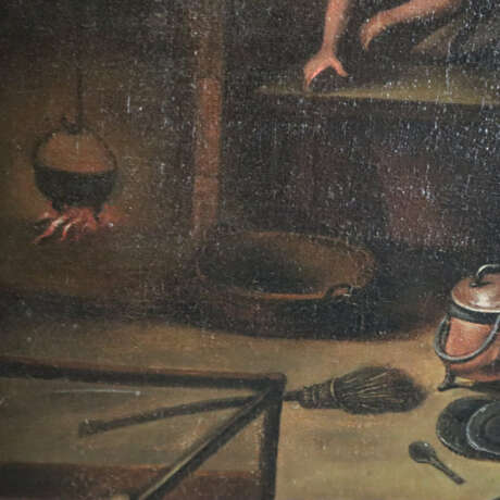 Flämische Schule des 18. Jahrhunderts / Genremaler -- Küchen… - photo 2