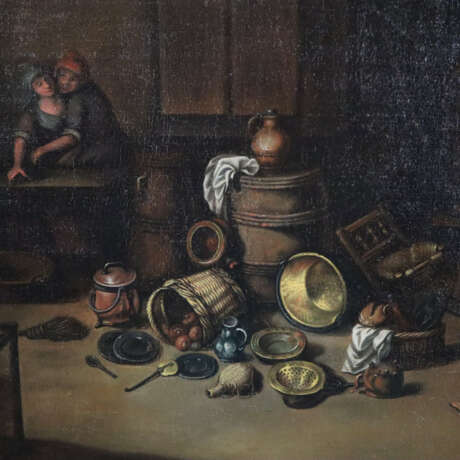 Flämische Schule des 18. Jahrhunderts / Genremaler -- Küchen… - фото 8