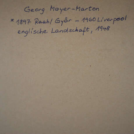 Mayer-Marton, Georg (1897Györ - 1960 Liverpool) - Englische … - Foto 8