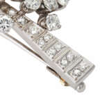 Juwelenbrosche mit Brillanten und Achtkantdiamanten - Foto 6