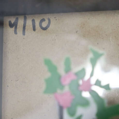 Banksy - "Dismal Shadow Box" mit "Blumenwerfer"-Motiv, 2015,… - photo 3