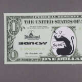 Banksy - "Dismal 1 Dollar Canvas" mit "You lie rat"-Motiv, 2… - фото 2