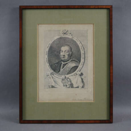 Brotti, Carlo -18.Jh.- Portrait Papst Pius VI. „PIUS VI. ali… - Foto 2