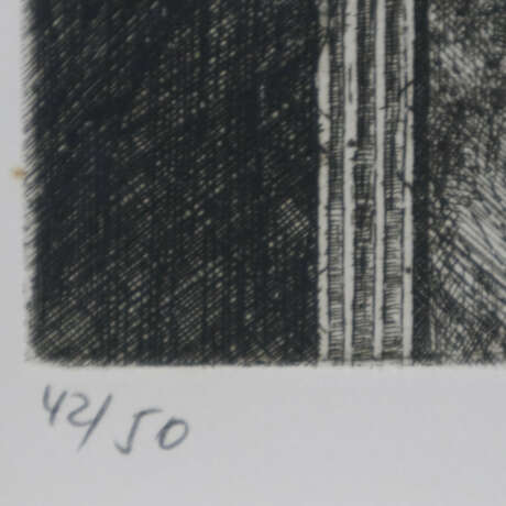 Escher, Rolf (*1936) - Ohne Titel, Radierung, unten rechts m… - фото 6