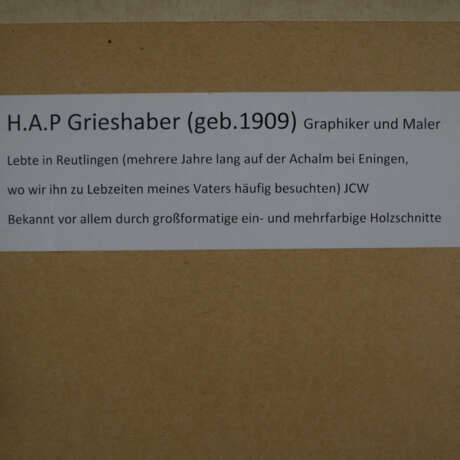 Grieshaber, Hap (Helmut Andreas Paul, 1909-1981) - "Einzug i… - photo 9