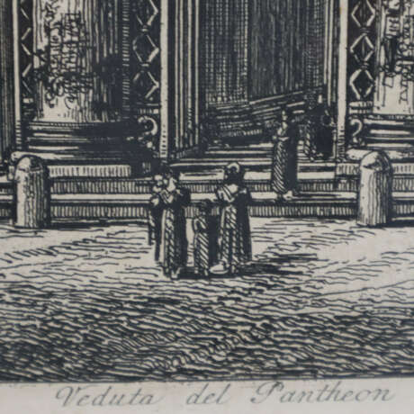 Rossini, Luigi (Ravenna 1790 - Rom 1857) - „Veduta del Panth… - Foto 9