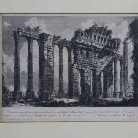 Piranesi, Giovanni Battista (1720 Venedig - 1778 Rom) - „Pos… - photo 4