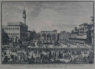 Zocchi, Giuseppe (1716 -Florenz-1767, nach) - „Veduta del Pa…