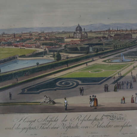 Schütz, Carl (1745-1800) - "Haupt Ansicht der Residenzstadt … - фото 5