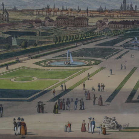 Schütz, Carl (1745-1800) - "Haupt Ansicht der Residenzstadt … - Foto 6
