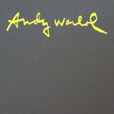 Warhol, Andy (1928 Pittsburgh - 1987 New York, nach) - "Volk… - фото 4