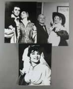 Фотографика. Konvolut: Drei Fotografien von Maria Callas - s/w Fotografie…