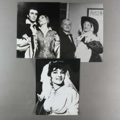 Konvolut: Drei Fotografien von Maria Callas - s/w Fotografie…