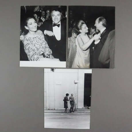 Konvolut 3 Presseaufnahmen von Maria Callas - s/w Fotografie… - Foto 1