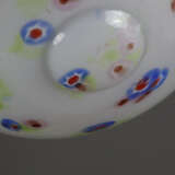 Deckenlampe - 20. Jh., wohl Murano, Opalglas mit Farbeinschm… - photo 5
