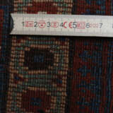 Kasak - Wolle, auf blauem Grund in Reihen angeordnete rauten… - Foto 9