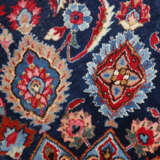 Großer Mesched-Teppich - Persien, Wolle, signiert, dunkelbla… - Foto 7