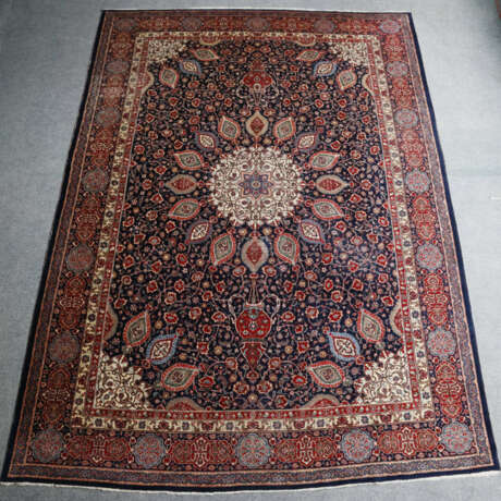 Großer Täbriz-Teppich - Persien, Wolle, dunkelblaugrundiges … - фото 1