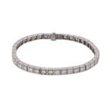 Armband mit 40 Brillanten, zusammen ca. 6 ct, - photo 1