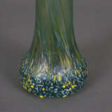 Vase - dickwandiges Glas mit Farbeinschmelzungen, irisiert, … - Foto 5