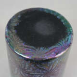 Jugendstil-Vase - Anfang 20. JH., violett-irisiertes Glas mi… - photo 5